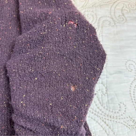 Eileen Fisher boucle hooded long cardigan - Picture 8 of 8